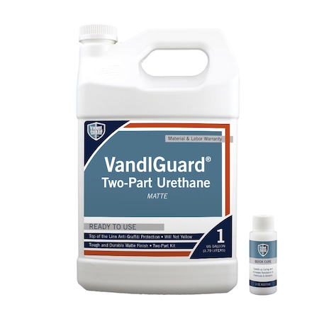 Rainguard Brands 1 Gal. Kit VandlGuard Two-Part Urethane Matte Finish, Clear VG-7030